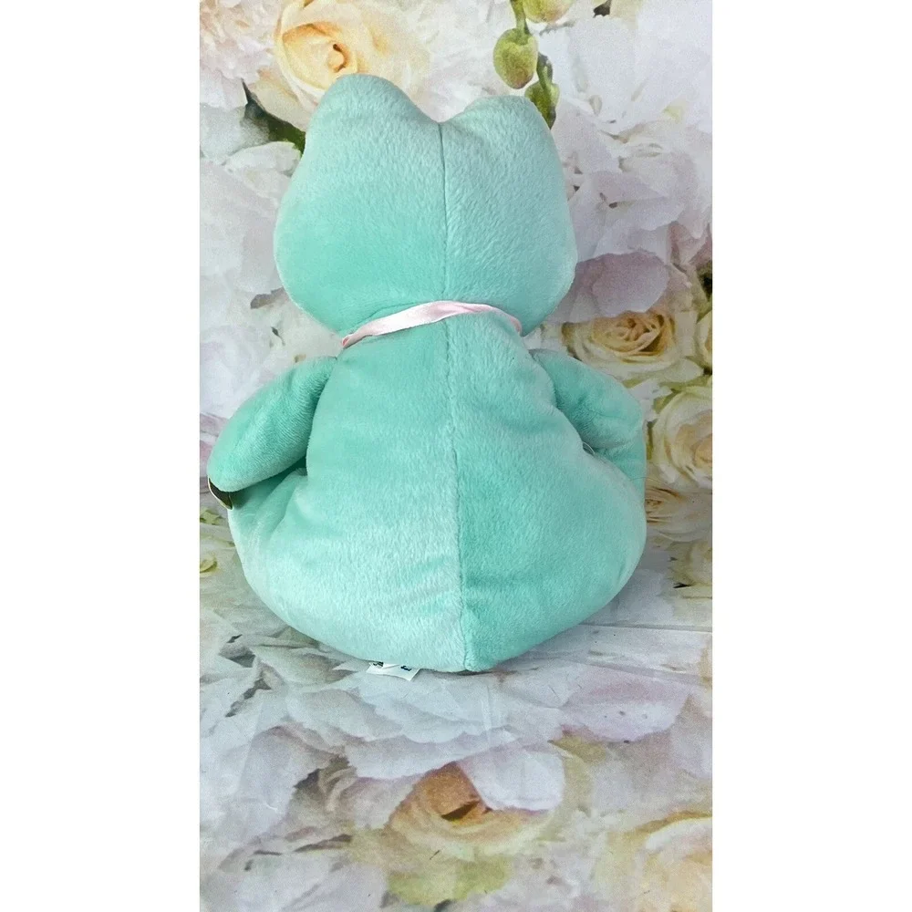 Mint Green Frog Plush Stuffed Animal Cuddle Pals Beanpals Kellytoy Toy Vintage